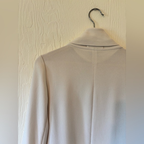 Wilfred Aritzia Off White Cream Crepe Chevalier Blazer Jacket Cardigan - Picture 8 of 17